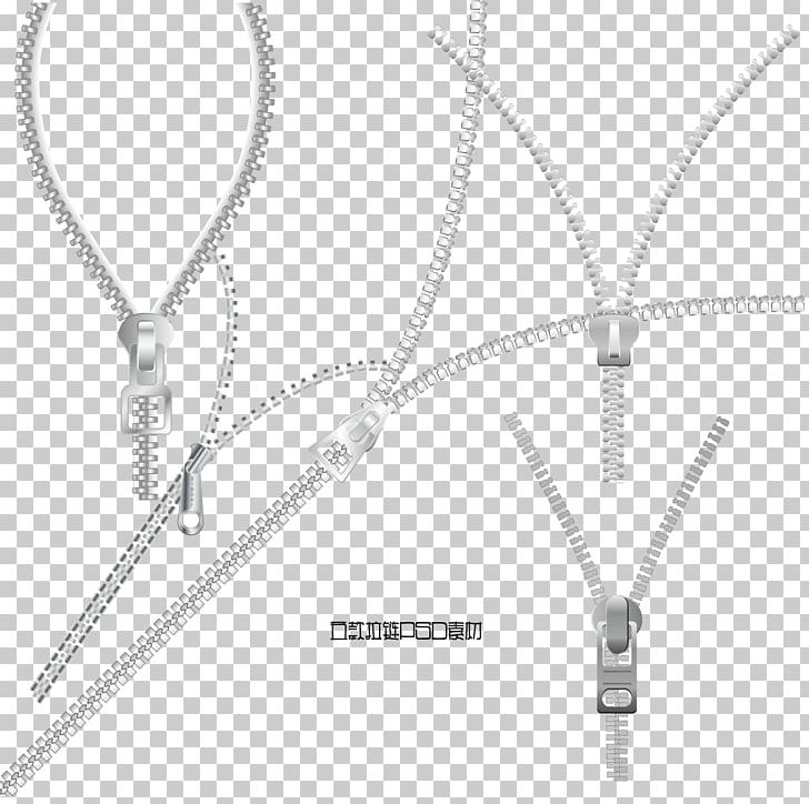 Zipper Computer File PNG, Clipart, Angle, Black And White, Body Jewelry, Cartoon Zipper, Chain Free PNG Download