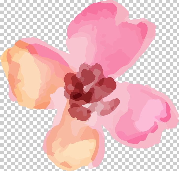 Flower Petal Watercolor Painting Valentine's Day PNG, Clipart, Blossom, Clip Art, Digital Scrapbooking, Flower, Flowering Plant Free PNG Download
