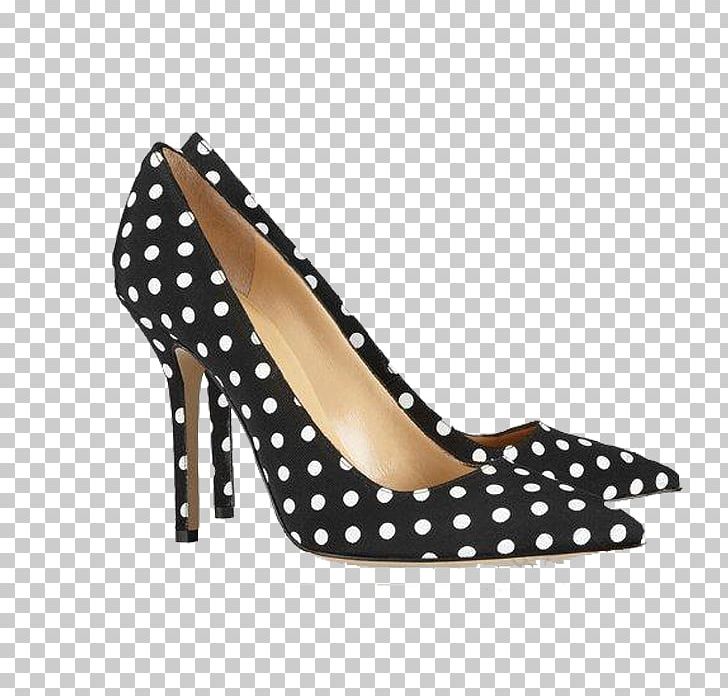 High-heeled Footwear Court Shoe Polka Dot Sandal PNG, Clipart, Accessories, Basic Pump, Black, Dots, Dotted Free PNG Download
