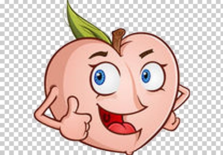 Cartoon Peach PNG, Clipart, Apricot, Area, Artwork, Cartoon, Cheek Free PNG Download