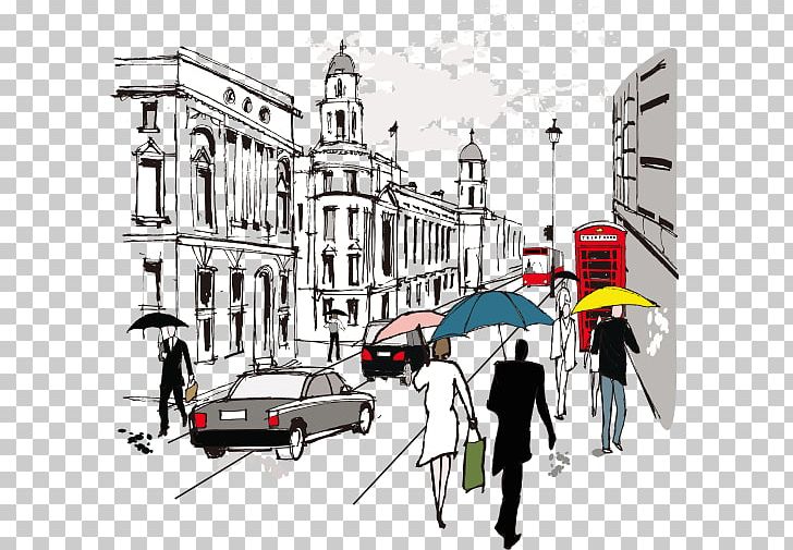 Street Drawing PNG, Clipart, Art, Building, Cartoon, City, City Of London  Free PNG Download