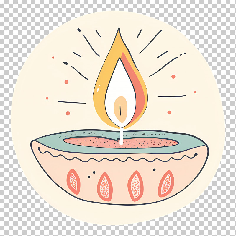 Diwali Lamp - Decorative Diya Illustration For Diwali PNG
