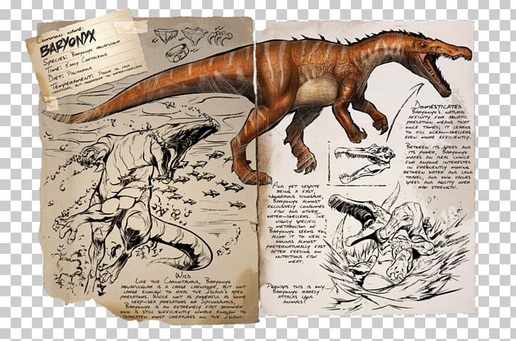 ARK: Survival Evolved Baryonyx Carnotaurus Therizinosaurus Dinosaur PNG, Clipart, Apex Predator, Ark Survival Evolved, Baryonyx, Basilosaurus, Carnivore Free PNG Download