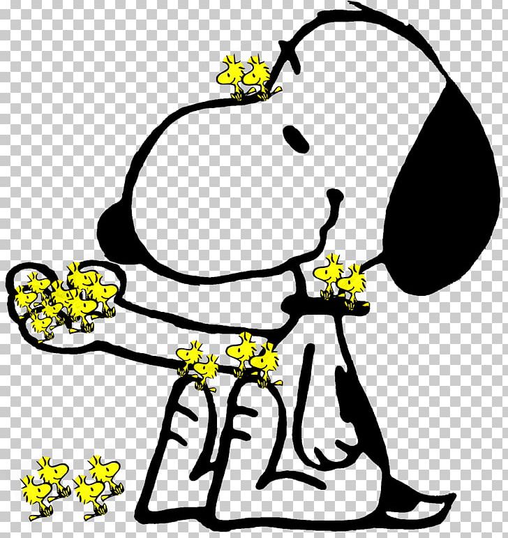 Snoopy Woodstock Charlie Brown Peanuts PNG, Clipart, Area, Art, Artwork, Black, Black And White Free PNG Download