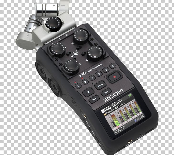 Microphone Zoom Corporation Zoom H4n Handy Recorder Zoom H2 Handy Recorder Digital Recording PNG, Clipart, Audio Mixers, Electronic Device, Electronics, H 6, Hardware Free PNG Download