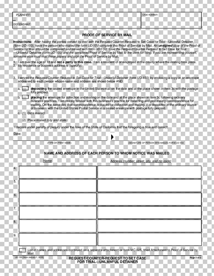 Document Eviction California Legal Case Court PNG, Clipart, Angle, Answer, Area, California, Complaint Free PNG Download