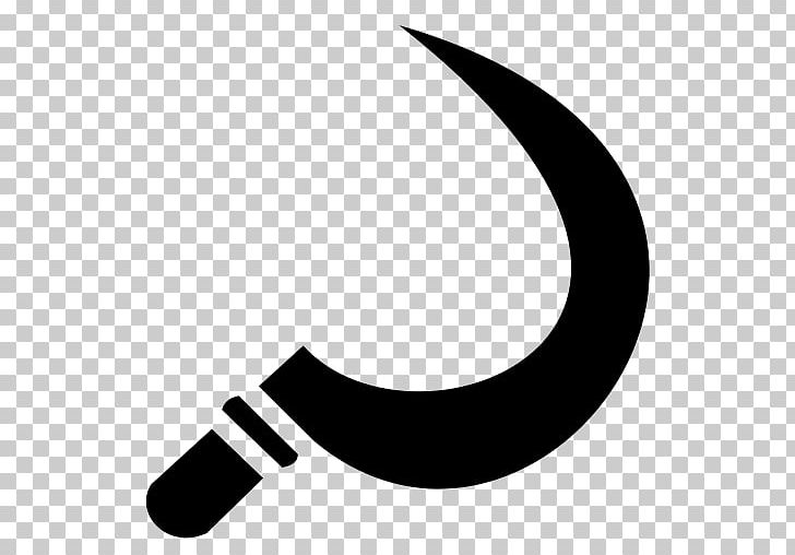 Sickle Computer Icons Tool PNG, Clipart, Angle, Black And White, Black White, Computer Icons, Crescent Free PNG Download