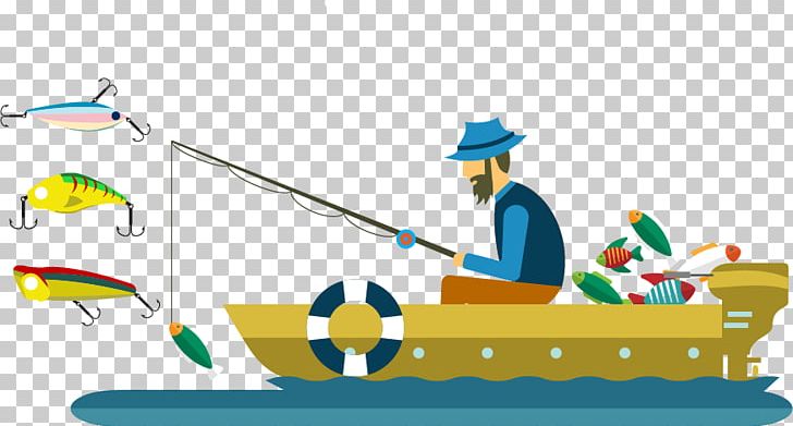 Euclidean Fisherman Fishing PNG, Clipart, Angling, Animals, Aquarium Fish, Carp, Download Free PNG Download
