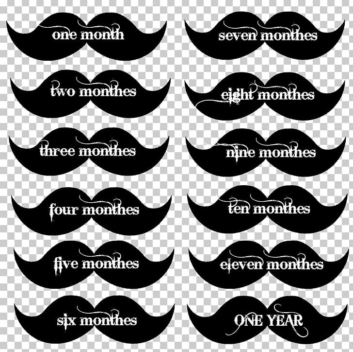 White Pattern PNG, Clipart, Art, Baby Moustache, Black, Black And White, Black M Free PNG Download