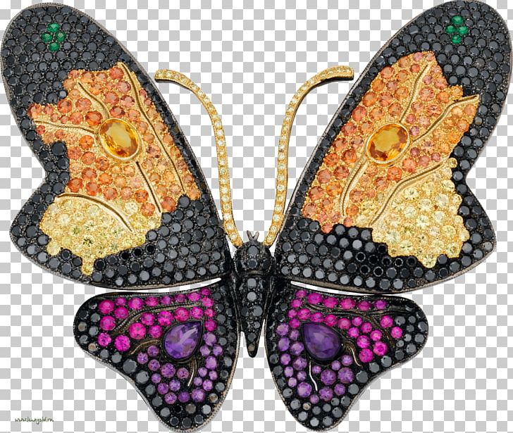 Monarch Butterfly Brooch Jewellery Estate Jewelry Gemstone PNG, Clipart, Brush Footed Butterfly, Butterfly, Charms Pendants, Diamond, Diamond Color Free PNG Download