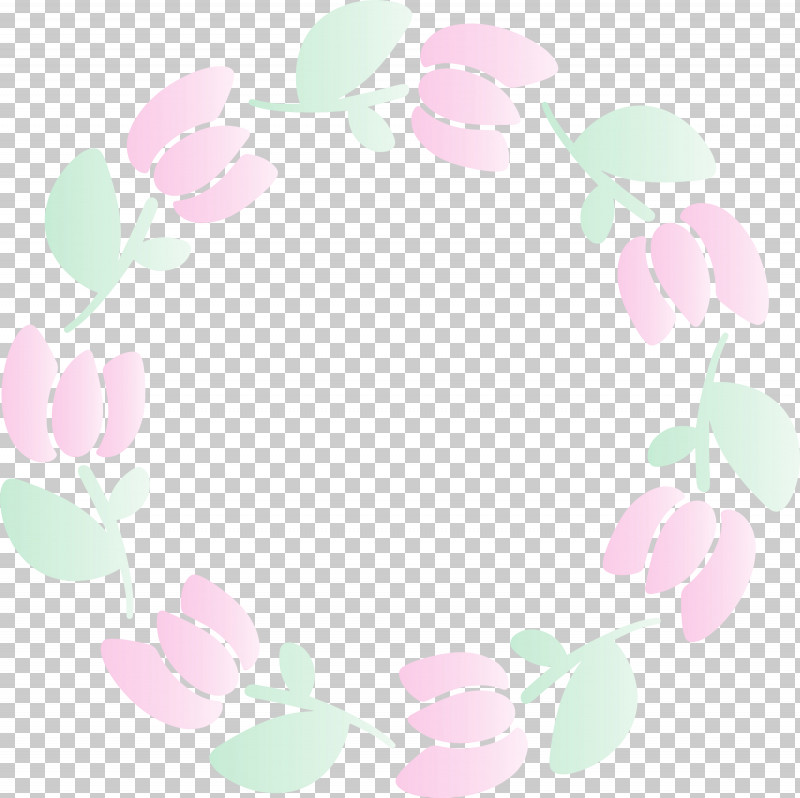 Pink Leaf Heart Plant Pattern PNG, Clipart, Circle, Easter Frame, Flower, Heart, Leaf Free PNG Download