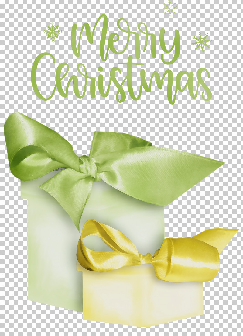Ribbon Yellow Gift Meter Font PNG, Clipart, Christmas Day, Gift, Merry Christmas, Meter, Paint Free PNG Download