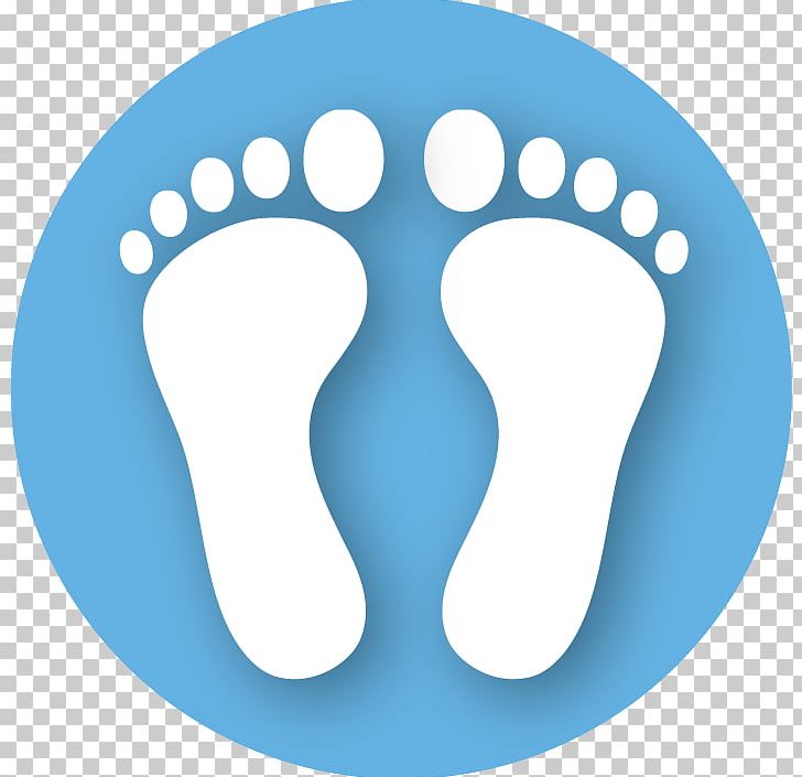 Footprint Podiatry Png Clipart Barefoot Blue Callus Circle Clip