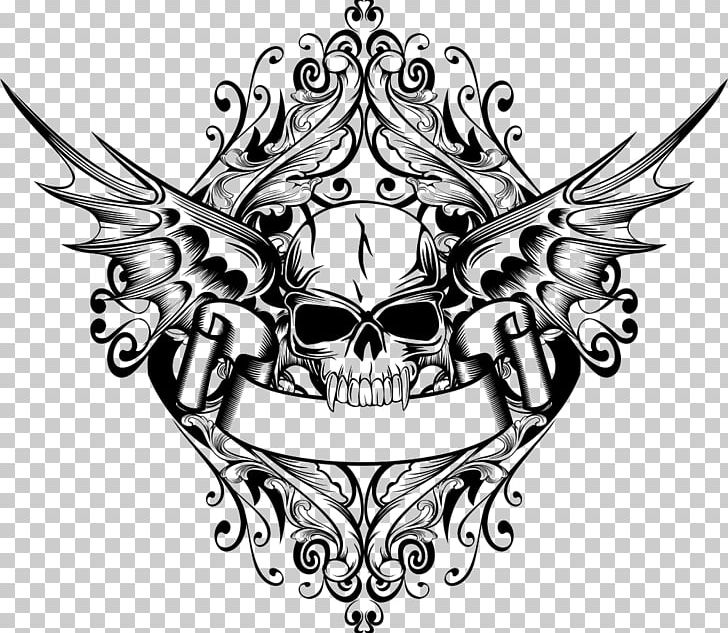 Tattoo Stock Photography PNG, Clipart, Art, Black, Black And White, Bone, Crest Free PNG Download