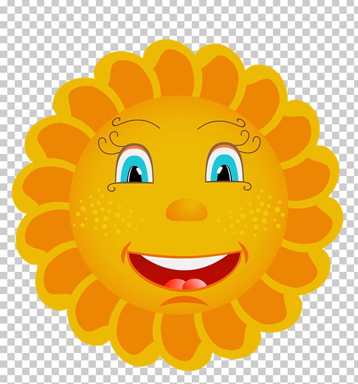 Orange Sunflower Smiley PNG, Clipart, Baby Toys, Cartoon, Download, Emoticon, Flower Free PNG Download