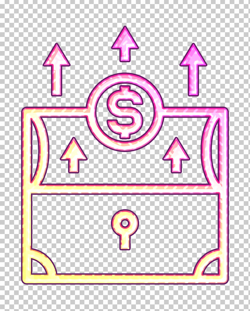 Chest Icon Startup Icon Treasure Icon PNG, Clipart, Chest Icon, Line, Line Art, Magenta, Pink Free PNG Download