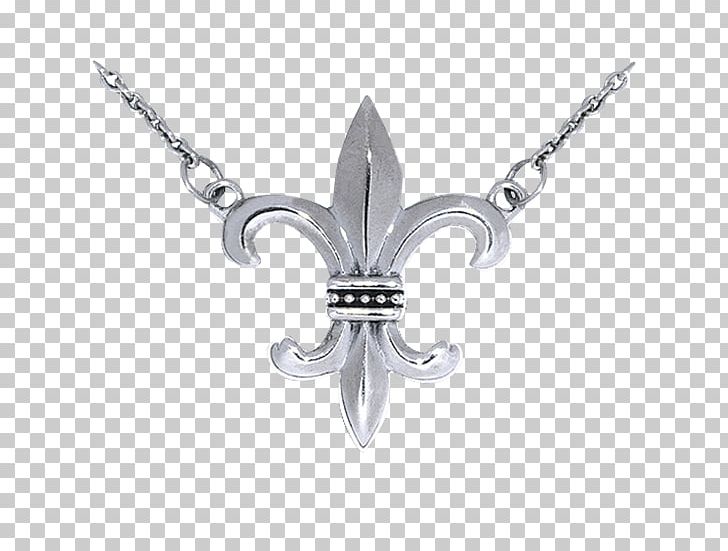 Charms & Pendants Necklace Fleur-de-lis Jewellery Silver PNG, Clipart, Body Jewellery, Body Jewelry, Bronze, Button, Chain Free PNG Download