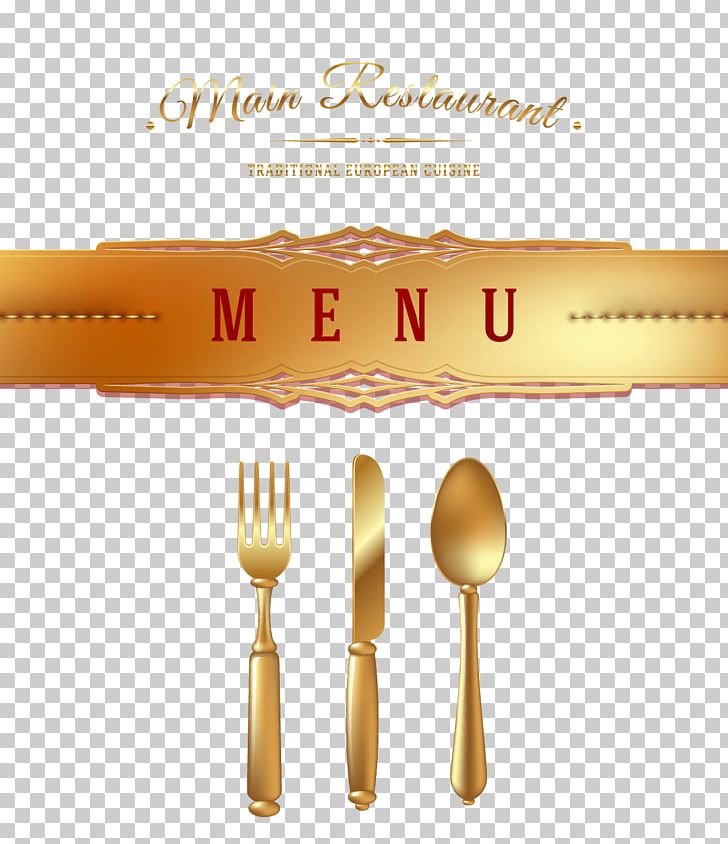 Fork Yellow Spoon Material PNG, Clipart, Cutlery, Fork, Fork Vector, Gold, Gold Background Free PNG Download
