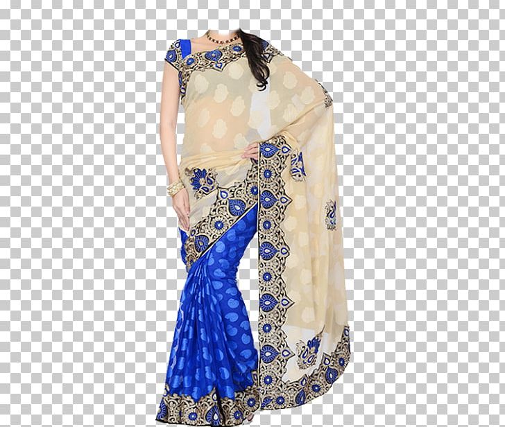 Wedding Sari Georgette Blouse Silk PNG, Clipart, Banarasi Sari, Blouse, Blue, Chiffon, Choli Free PNG Download