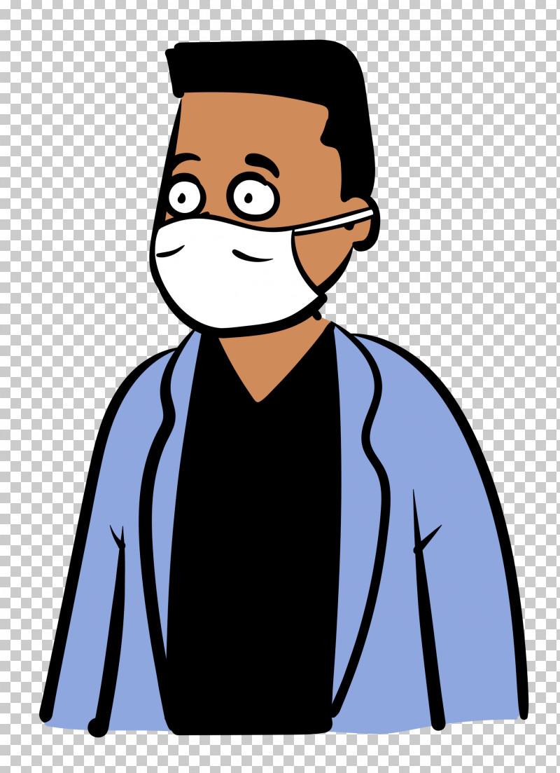 Man Medical Mask Coronavirus PNG, Clipart, Cartoon, Character, Coronavirus, Facial Hair, Gentleman Free PNG Download