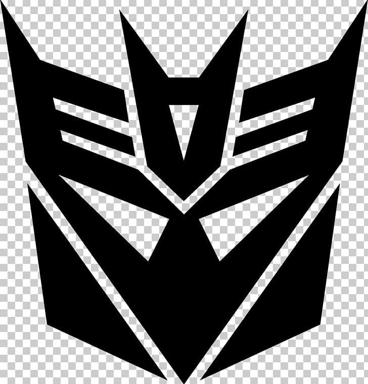 Decepticon Autobot Starscream Logo Transformers PNG, Clipart, Angle, Autobot, Black, Black And White, Decal Free PNG Download