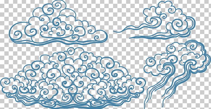 Japan Tattoo Irezumi Cloud Art PNG, Clipart, Art, Blue, Blue Clouds