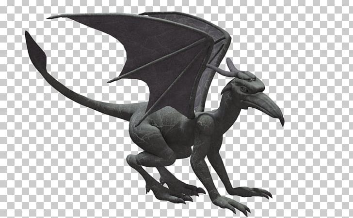 Dragon Legendary Creature White Supernatural PNG, Clipart, Black And White, Dragon, Fantasy, Fictional Character, Gargoyle Free PNG Download
