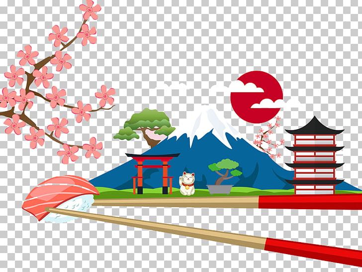 Mount Fuji Illustration PNG, Clipart, Blossoms, Cartoon, Cherry, Cherry Blossom, Cherry Blossoms Free PNG Download