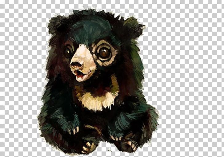 American Black Bear Watercolor Painting Drawing Illustrator Illustration PNG, Clipart, Animals, Bear, Black, Black Bear, Carnivoran Free PNG Download