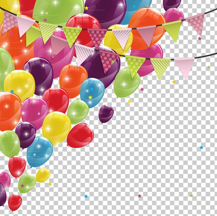 Birthday Greeting Card Balloon Banner PNG, Clipart, Anniversary, Birthday Elements, Color, Colorful Balloons, Color Pencil Free PNG Download