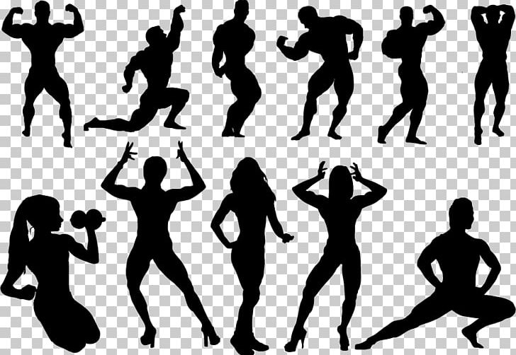 Bodybuilding Silhouette Physical Fitness PNG, Clipart, Arm, City Silhouette, Female Bodybuilding, Fitness, Fitness Centre Free PNG Download