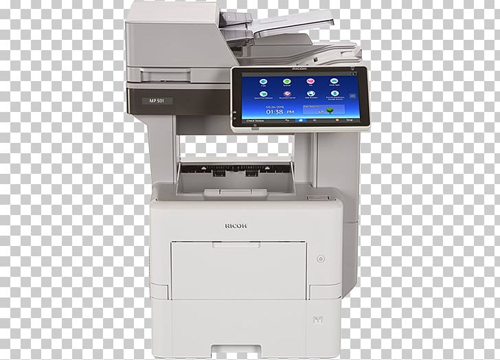 Multi-function Printer Ricoh MP 501SPF All-in-One Monochrome Laser Printer Printing PNG, Clipart, Business, Electronic Device, Electronics, Fax, Image Scanner Free PNG Download
