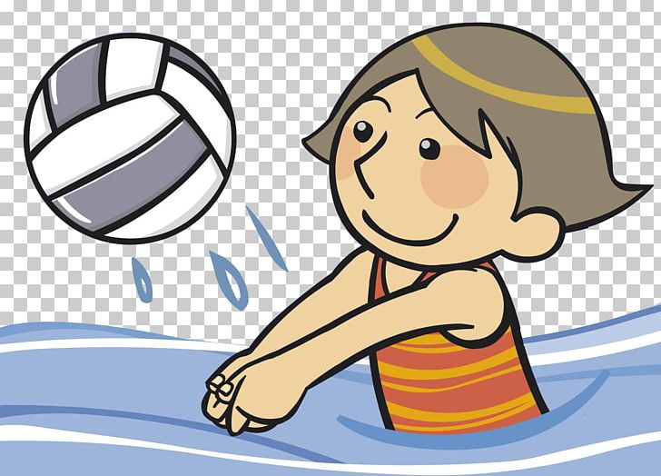 Volleyball Free Water Volleyball Swimming PNG, Clipart, Boy, Cartoon, Child, Classes, Hand Free PNG Download