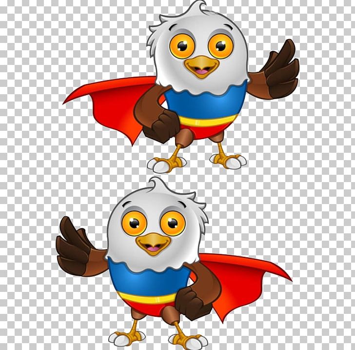 Bald Eagle Superhero Cartoon PNG, Clipart, Bald, Beak, Big, Big Wings, Bird Free PNG Download