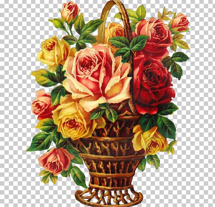 Garden Roses Flower Bouquet PNG, Clipart, 7 G, Artificial Flower, Basket, Clip Art, Cut Flowers Free PNG Download