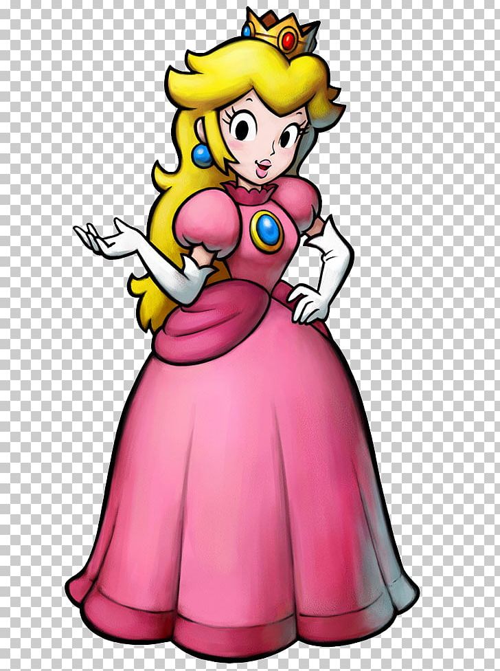 Super Princess Peach Mario Bros. Luigi PNG, Clipart, Artwork, Cartoon, Costume, Costume Design, Fictional Character Free PNG Download