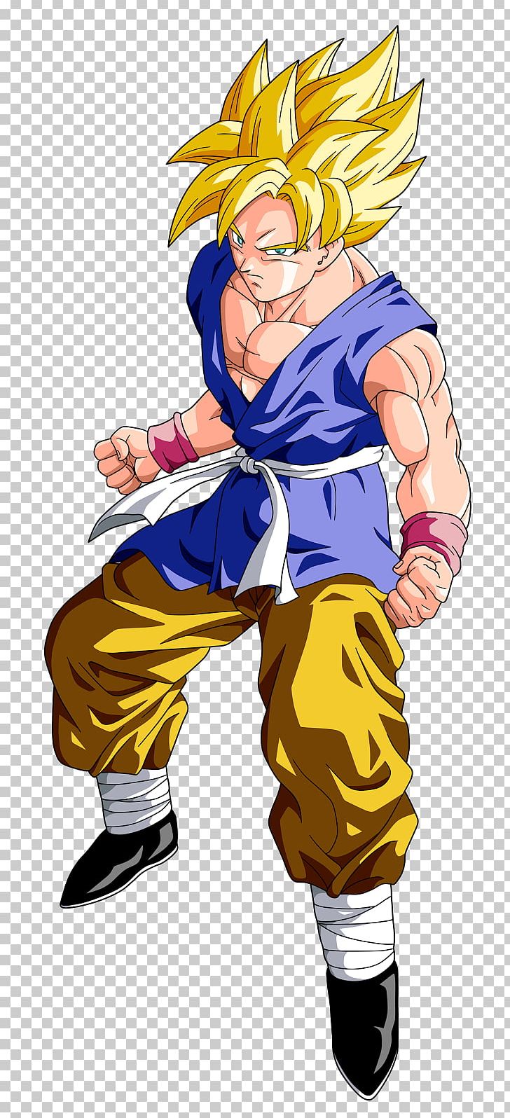 Majin Buu Goku Trunks Frieza Dragon Ball Heroes, goku, human, cartoon,  fictional Character png