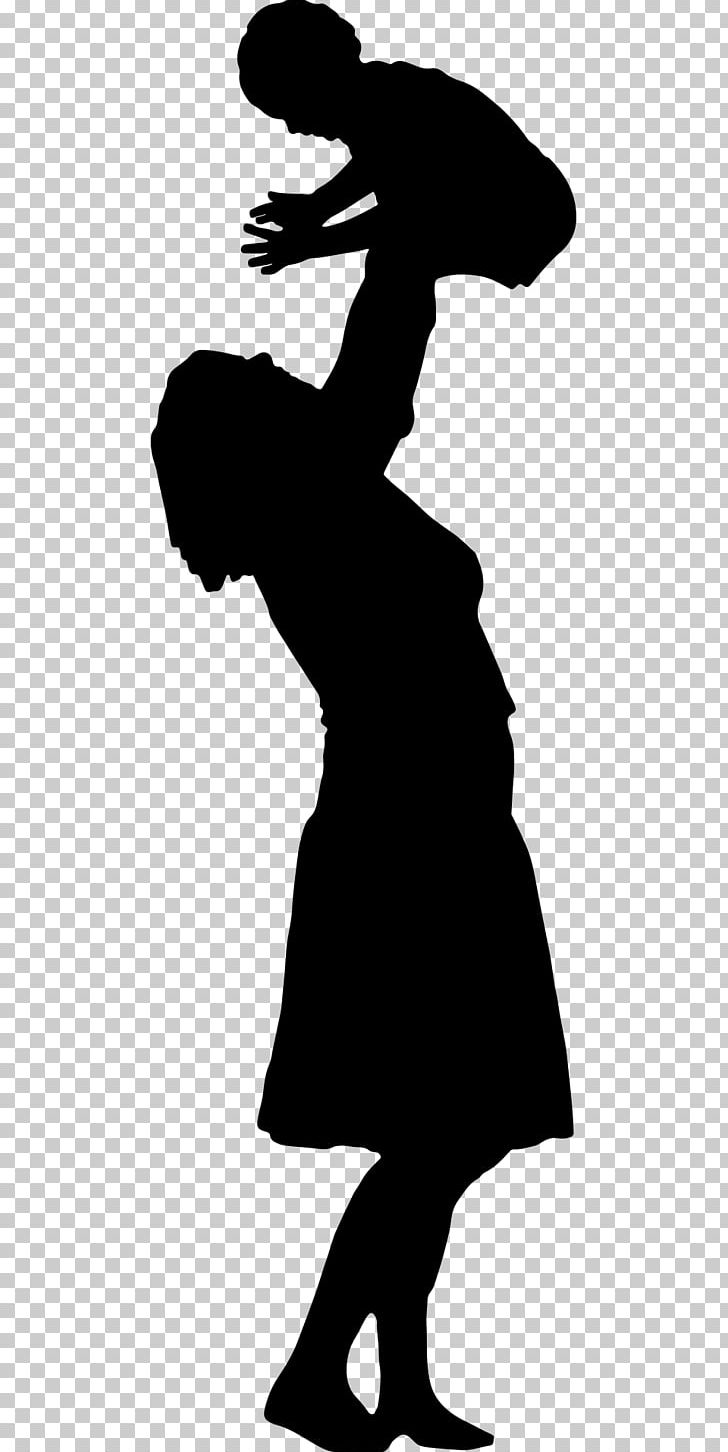 Mother Silhouette PNG, Clipart, Animals, Art, Black And White, Child, Family Free PNG Download