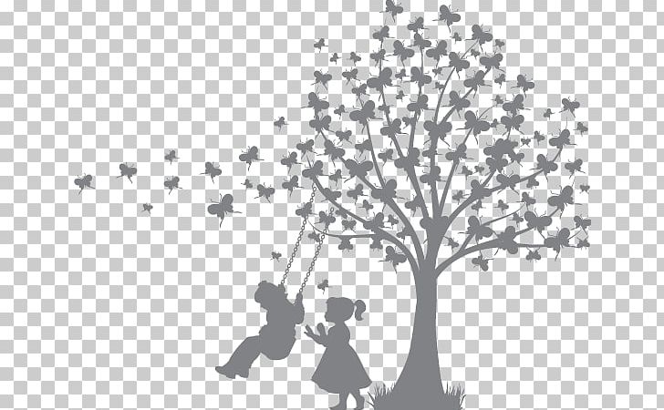 Wall Decal Sticker Polyvinyl Chloride PNG, Clipart, Bedroom, Bird, Black And White, Branch, Brick Free PNG Download