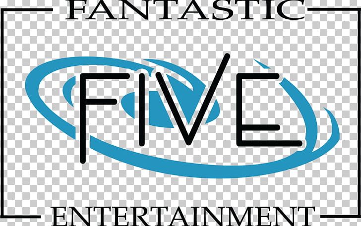 Fantastic Five Entertainment Tucson Disc Jockey Logo PNG, Clipart, Angle, Area, Arizona, Black And White, Blue Free PNG Download