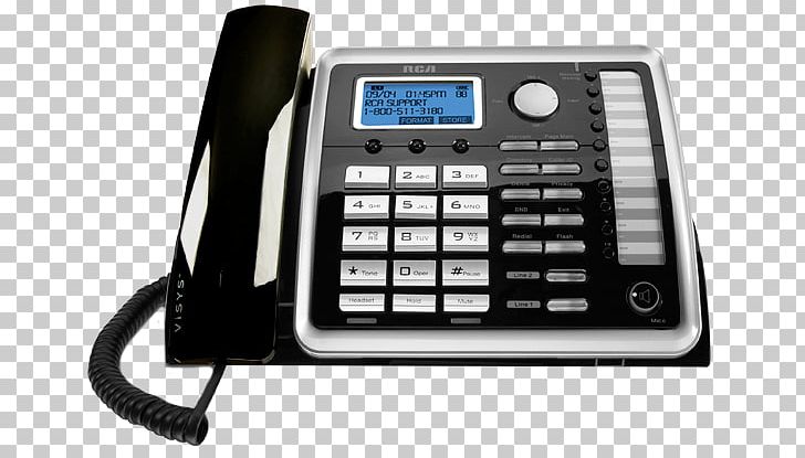 Cordless Telephone Home & Business Phones Digital Enhanced Cordless Telecommunications RCA ViSYS 25252 PNG, Clipart, Answering Machine, Answering Machines, Call Waiting, Corded Phone, Duplex Free PNG Download
