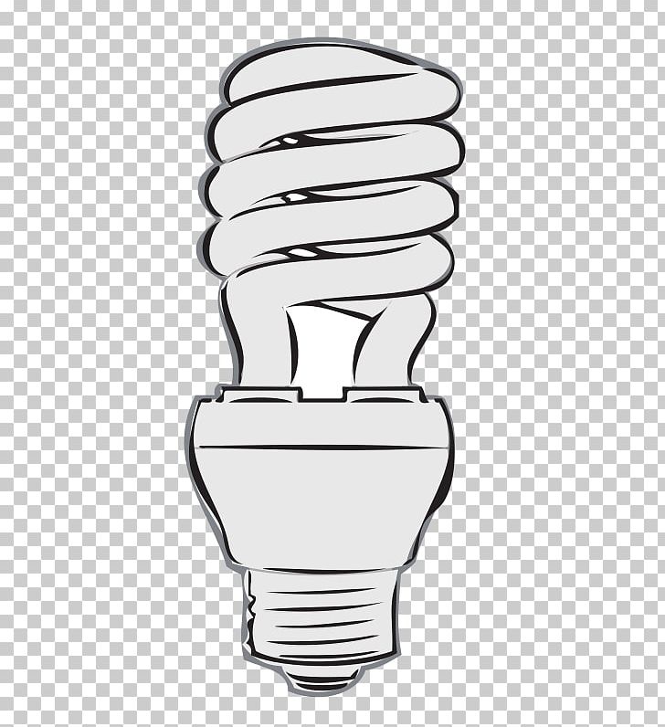 Incandescent Light Bulb Compact Fluorescent Lamp PNG, Clipart, Angle, Black And White, Compact Fluorescent Lamp, Efficient Energy Use, Electricity Free PNG Download