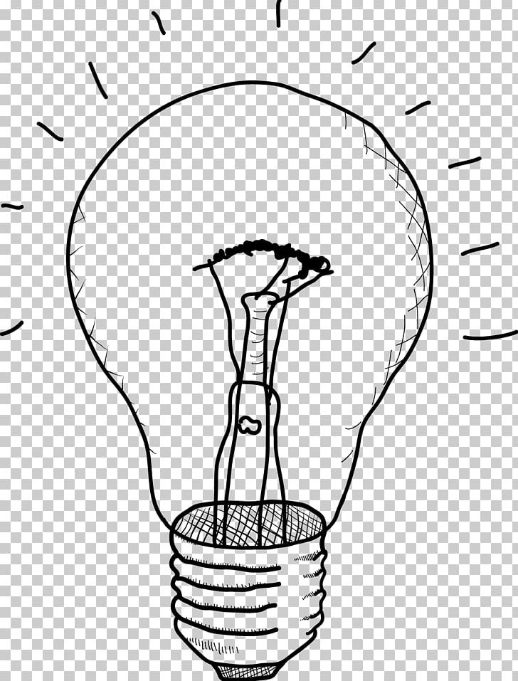 Incandescent Light Bulb Drawing Sketch PNG, Clipart, Art, Black And White, Bulb, Hand Drawn, Happy Birthday Vector Images Free PNG Download
