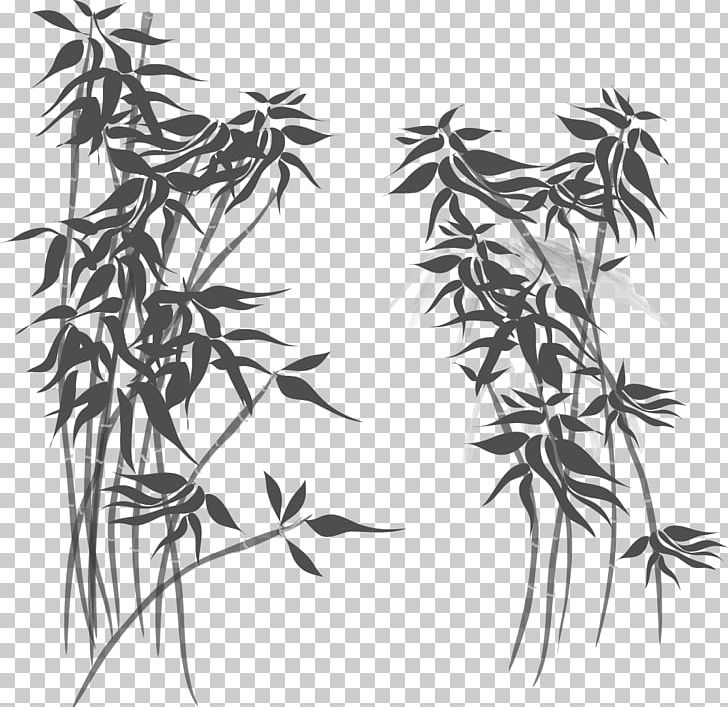 Ink Wash Painting Bamboo PNG, Clipart, Bamboo And Plum Blossom, Bamboo Leaves, Bamboo Painting, Bamboo Tree, Bamboo Vector Free PNG Download