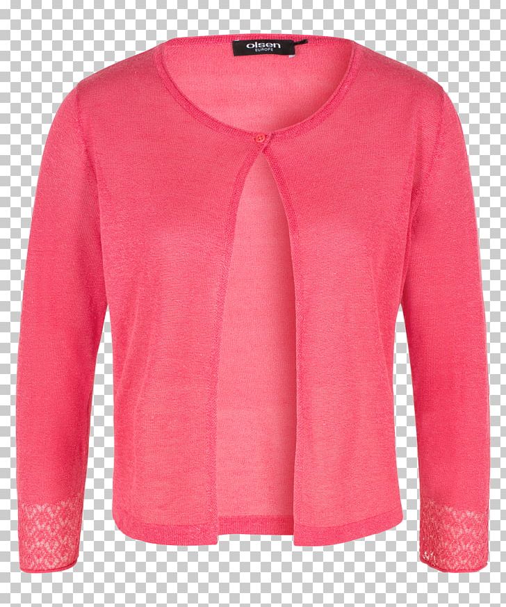 Cardigan Sleeve Jacket Neck Pink M PNG, Clipart, Cardigan, Clothing, Cool Temperator, Jacket, Magenta Free PNG Download