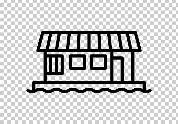 Computer Icons Houseboat PNG, Clipart, Advertising, Area, Black And White, Brand, Building Free PNG Download