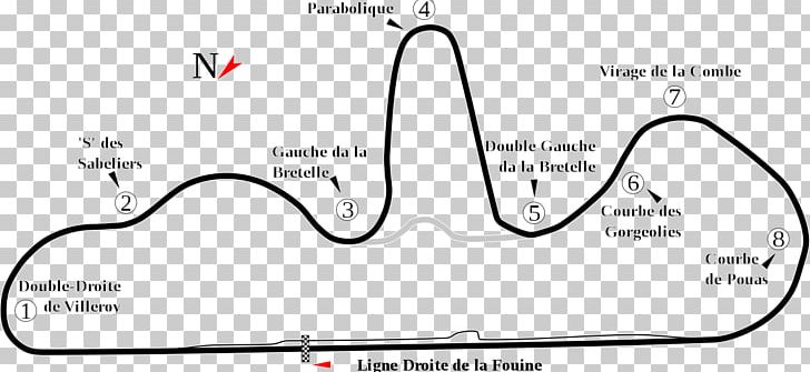 Dijon-Prenois Formula 1 Circuit De La Sarthe Continental Circus PNG, Clipart, Angle, Area, Auto Part, Auto Racing, Black And White Free PNG Download