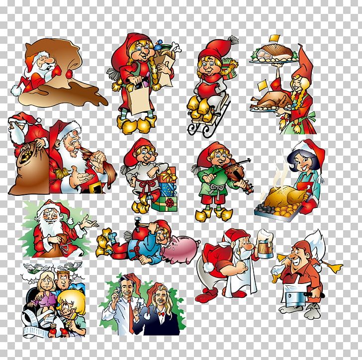 Pxe8re Noxebl Santa Claus Christmas Euclidean Illustration PNG, Clipart, Adobe Illustrator, Art, Cartoon, Cartoon Santa Claus, Christmas Free PNG Download