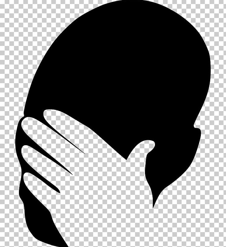 Facepalm Computer Icons PNG, Clipart, Black, Black And White, Computer Icons, Emoticon, Face Free PNG Download
