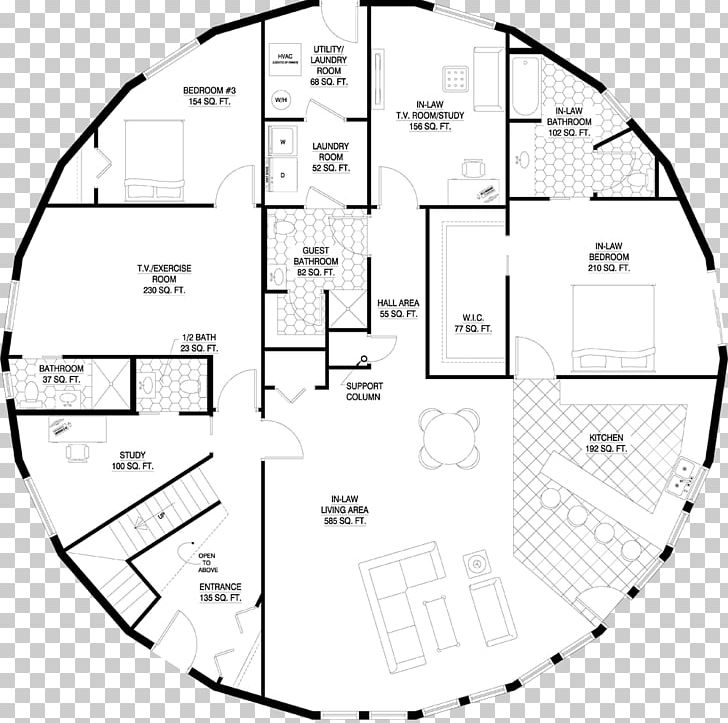 Floor Plan Line PNG, Clipart, Angle, Area, Art, Black And White, Circle Free PNG Download